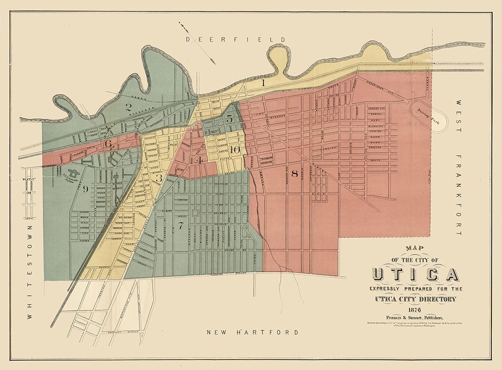 Utica New York - Francis 1876