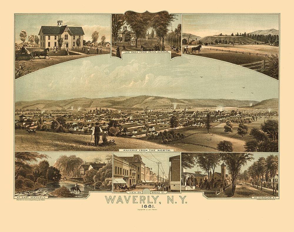 Waverly New York - Moray 1881