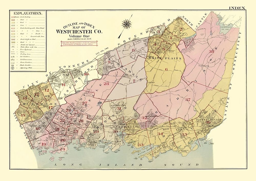 Westchester New York - Beers 1905