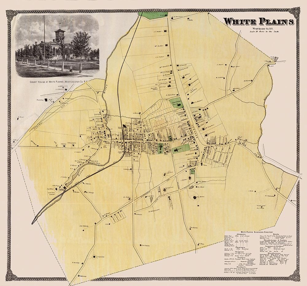 White Plains New York Landowner - Bien 1893