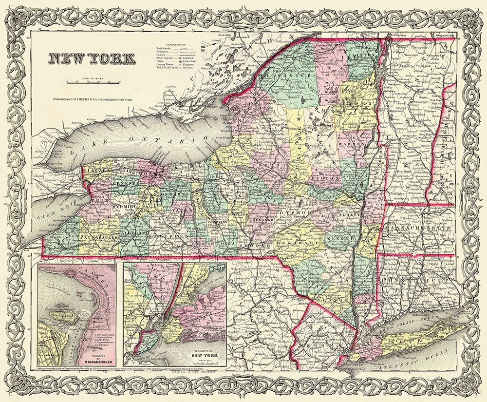 New York - Colton 1855