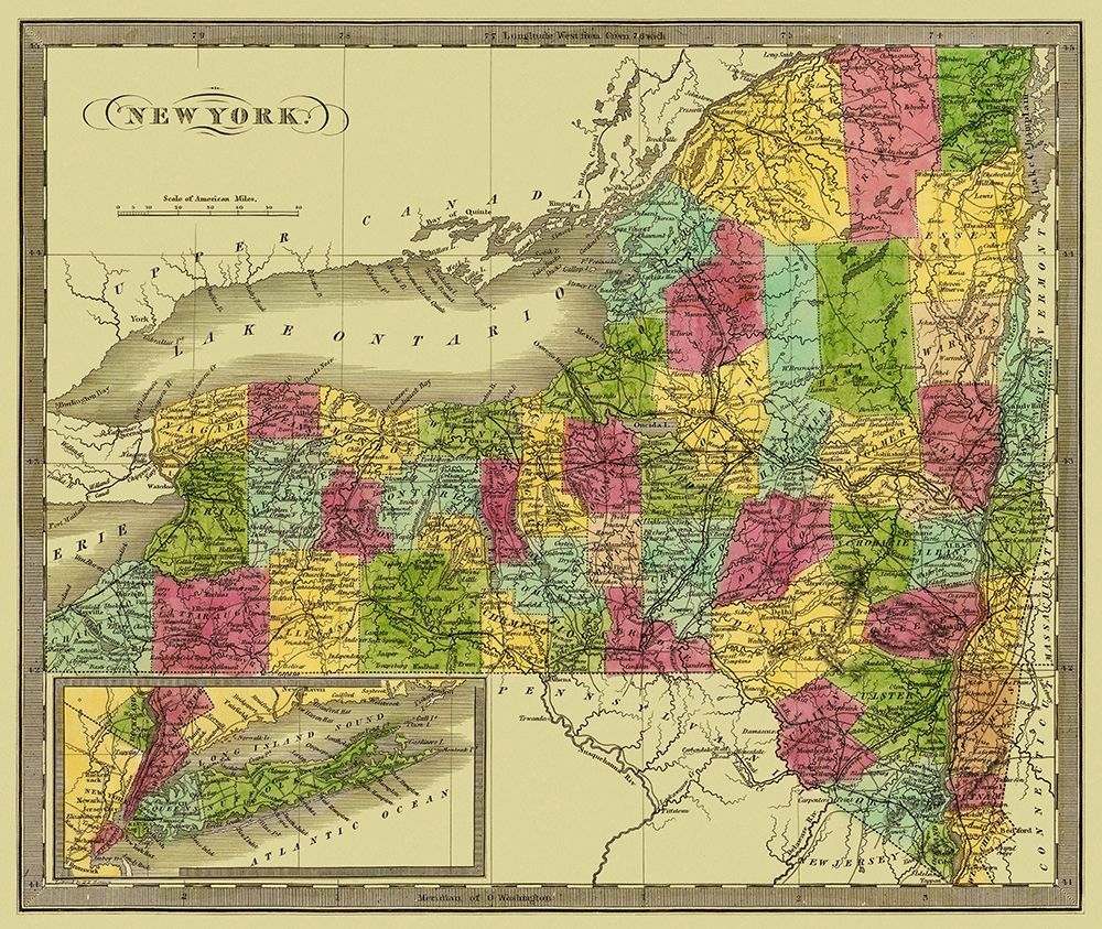 New York - Greenleaf 1840