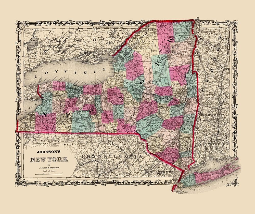 New York - Johnson 1860