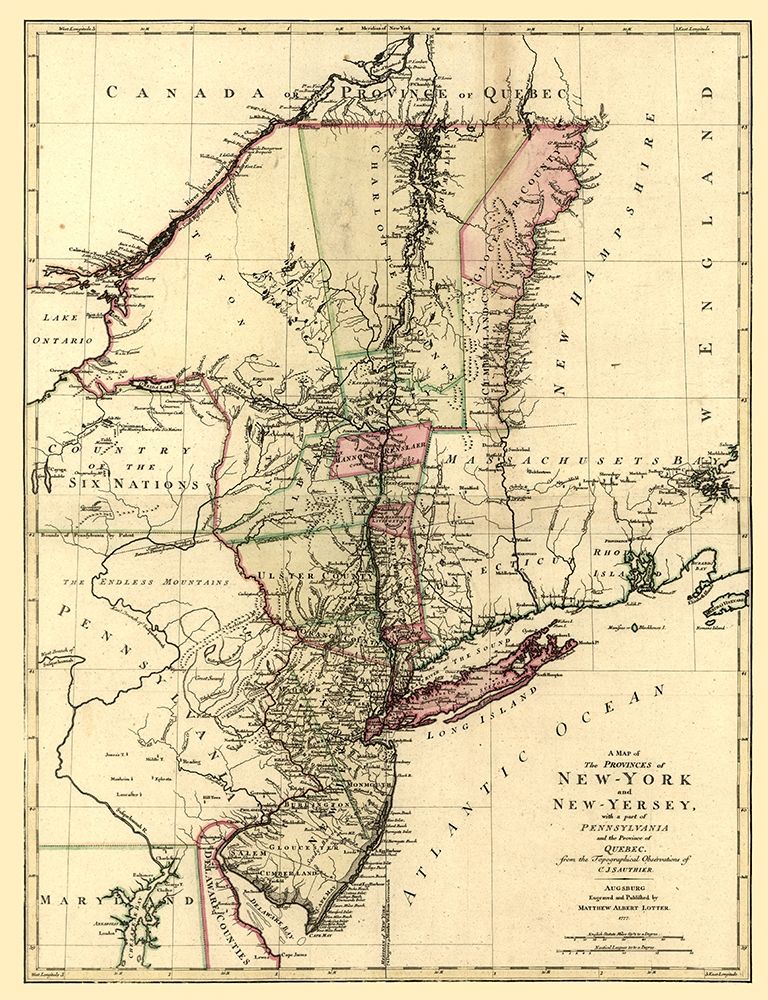 New York - Lotter 1777