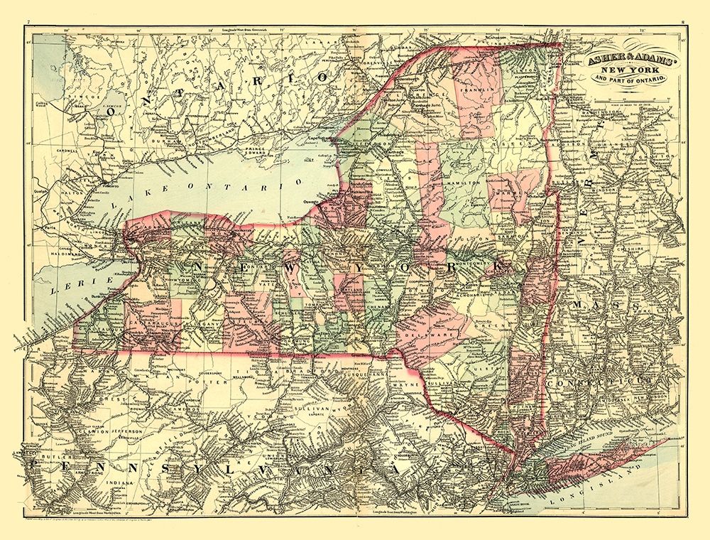 New York - Asher 1871