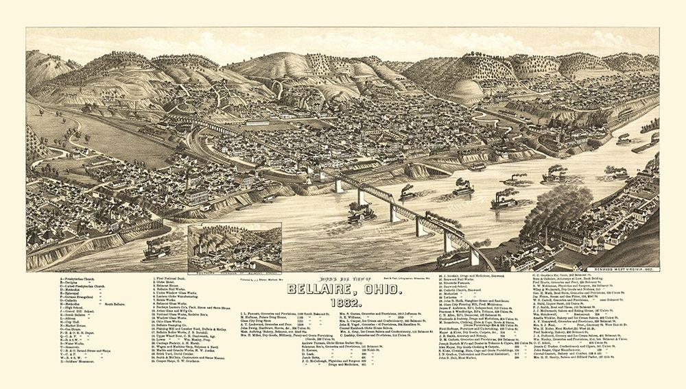 Bellaire Ohio - Beck 1882