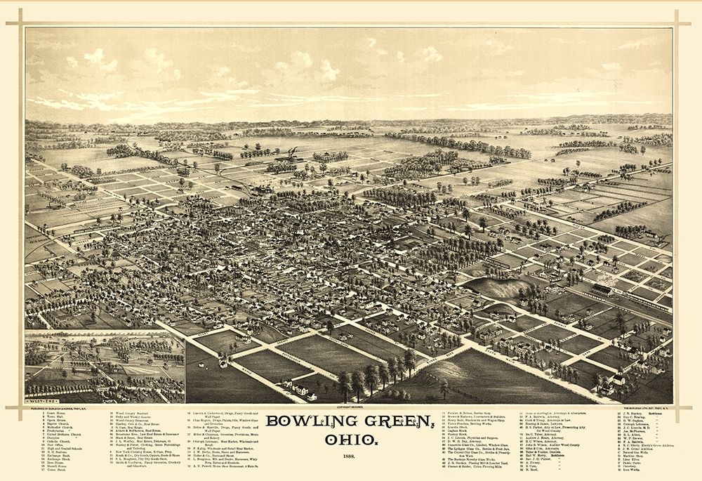 Bowling Green Ohio - Norris 1888