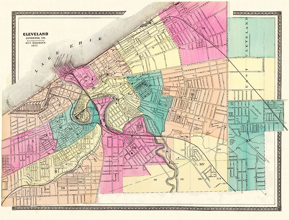 Cleveland Ohio - City Engineer 1872