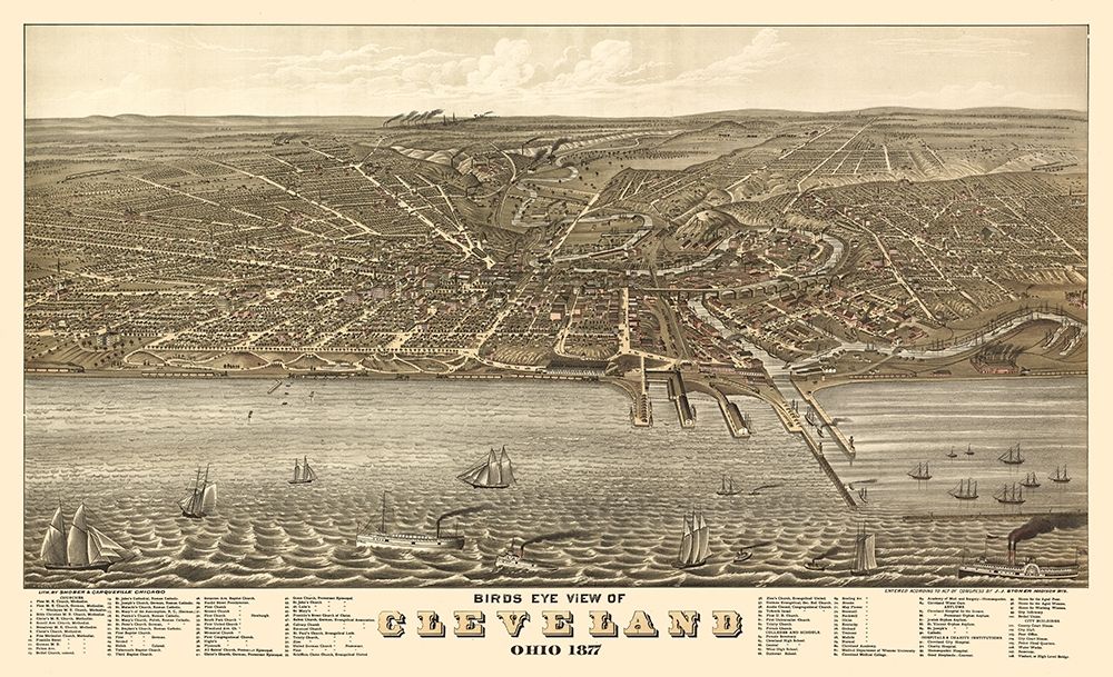 Cleveland Ohio - Stoner 1877