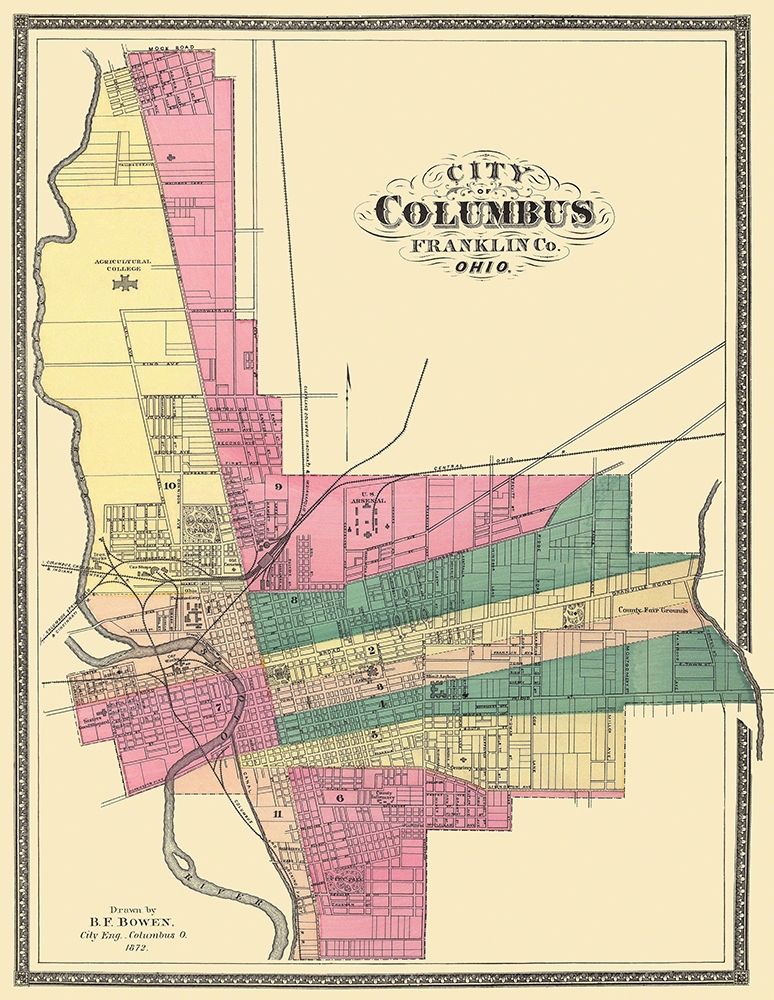 Columbus Ohio - Bowen 1872