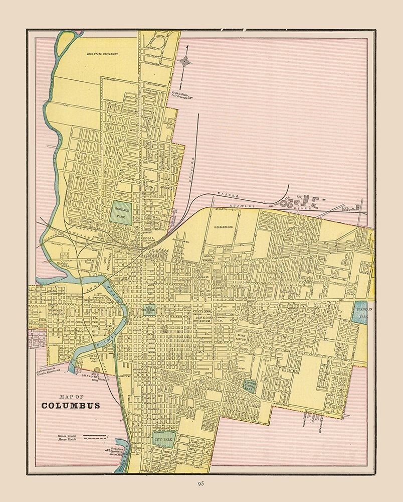 Columbus  Ohio  - Cram 1892