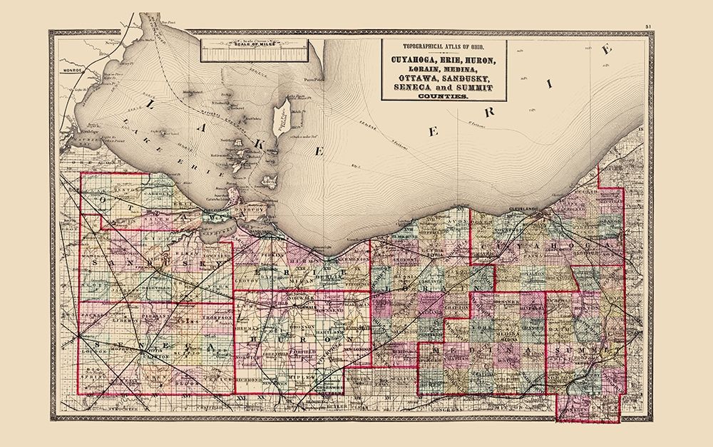 Ohio  North Ohio - Walling 1872