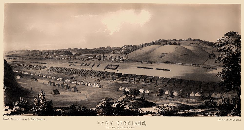 Camp Dennison Ohio - Gibson 1860