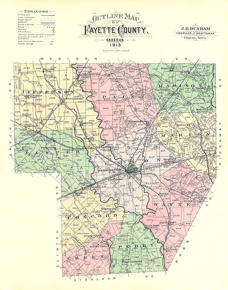 Fayette Ohio - Dunham 1913