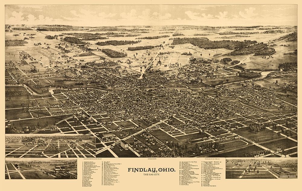 Findlay Ohio - Norris 1889