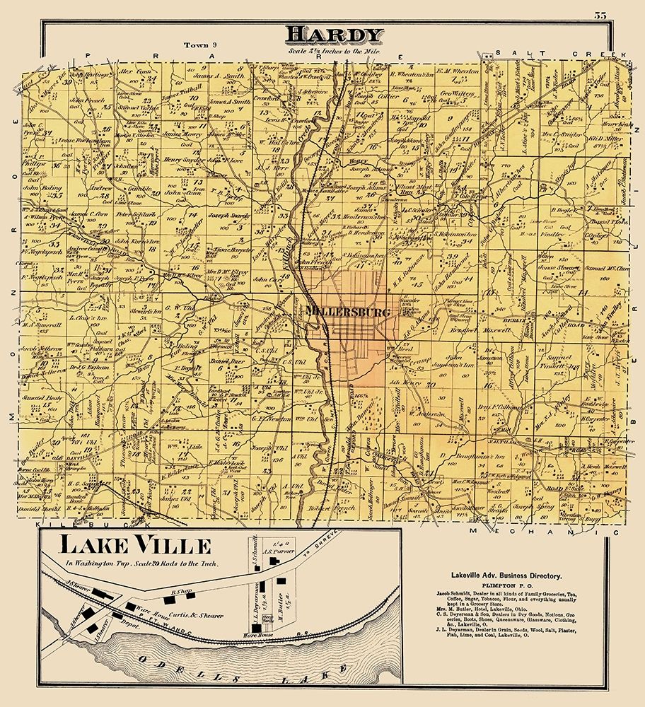 Hardy Ohio Landowner - Cring 1875