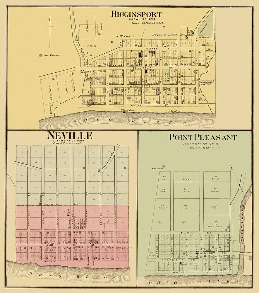 Higginsport Neville Point Pleasant Ohio Landowner