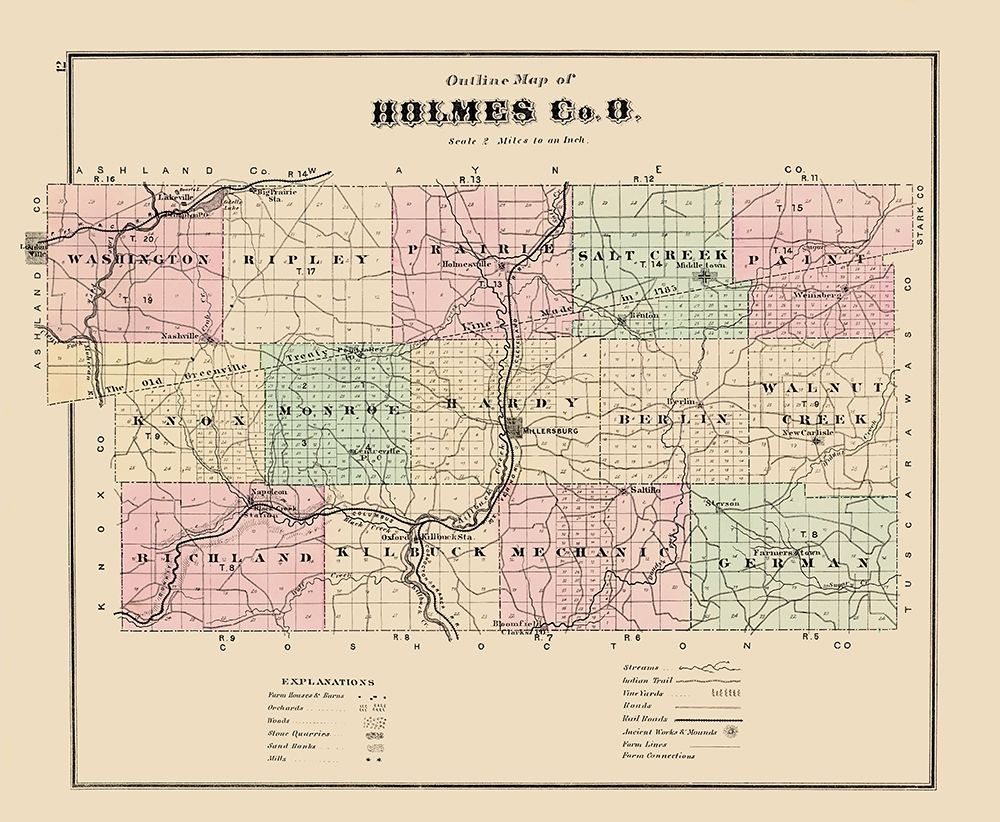 Holmes Ohio - Caldwell 1907
