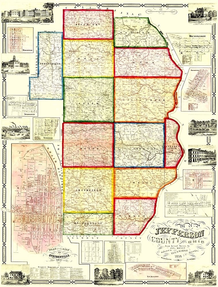 Jefferson Ohio Landowner - Lee 1856