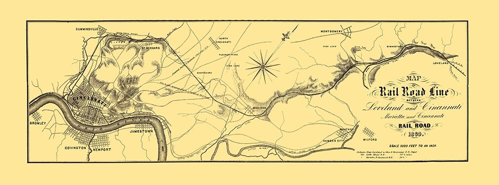 Marietta and Cincinnati Railroad - Jenney 1860