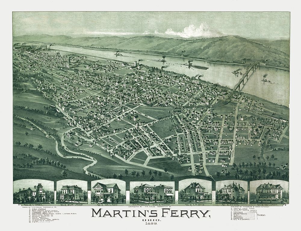Martins Ferry Ohio - Fowler 1899