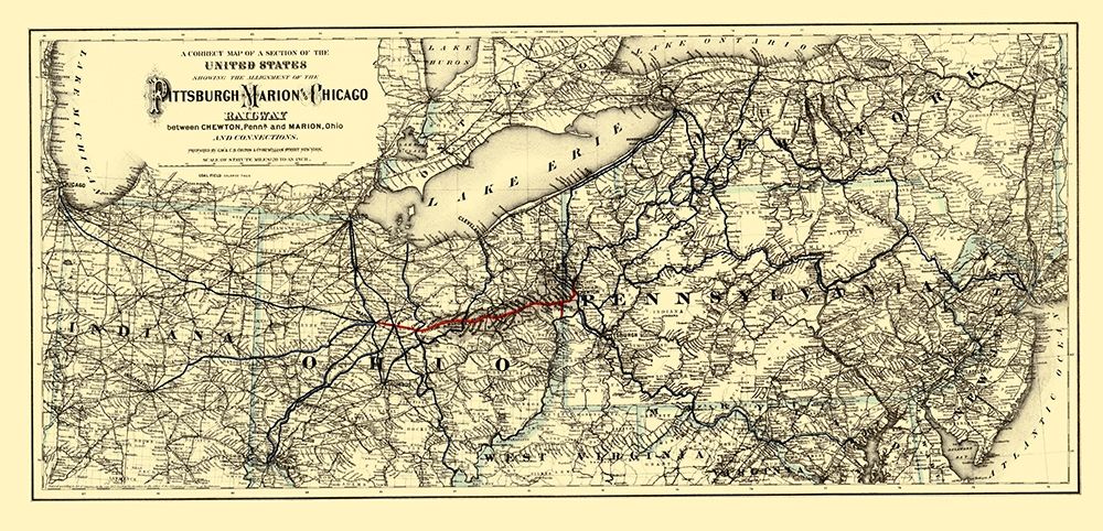 Pittsburgh, Marion and Chicago Railway 1887