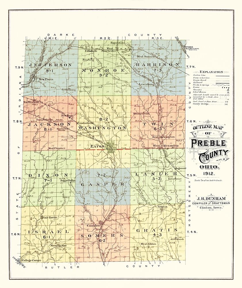 Preble Ohio - Dunham 1912