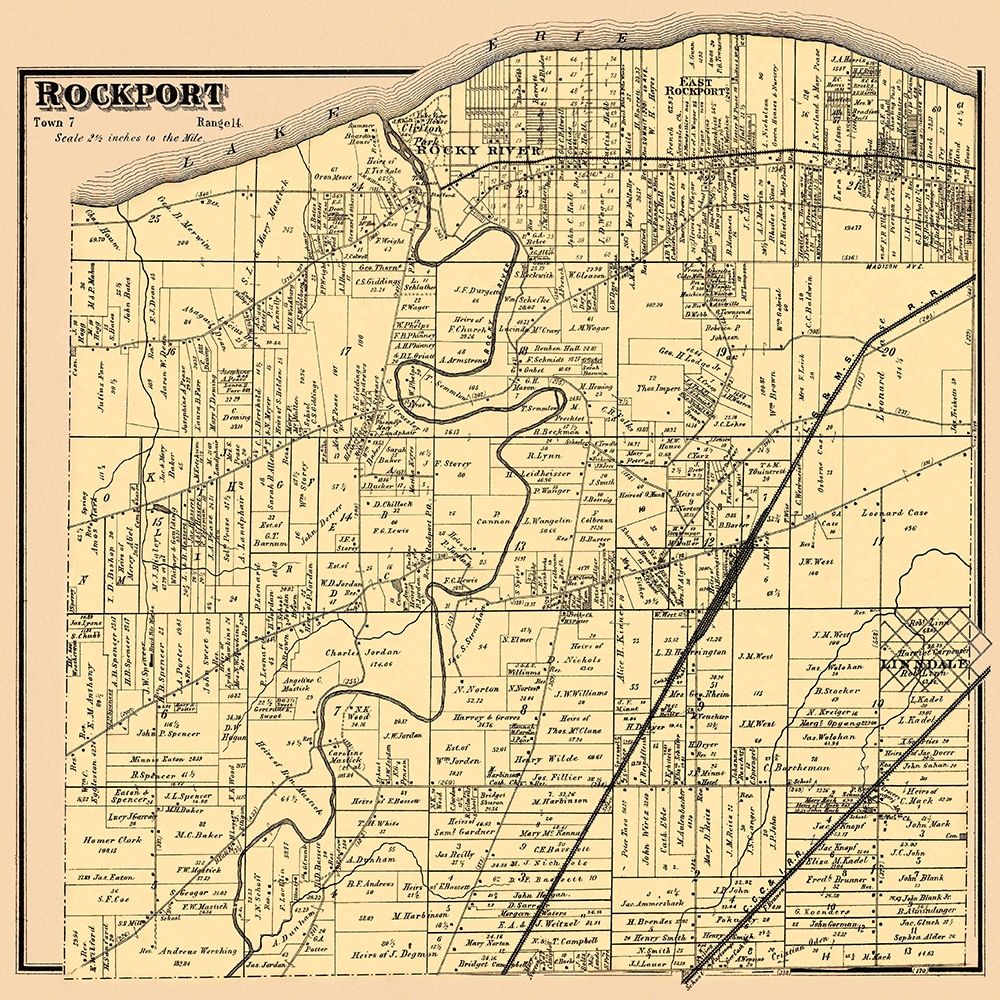 Rockport Ohio Landowner - Titus 1876