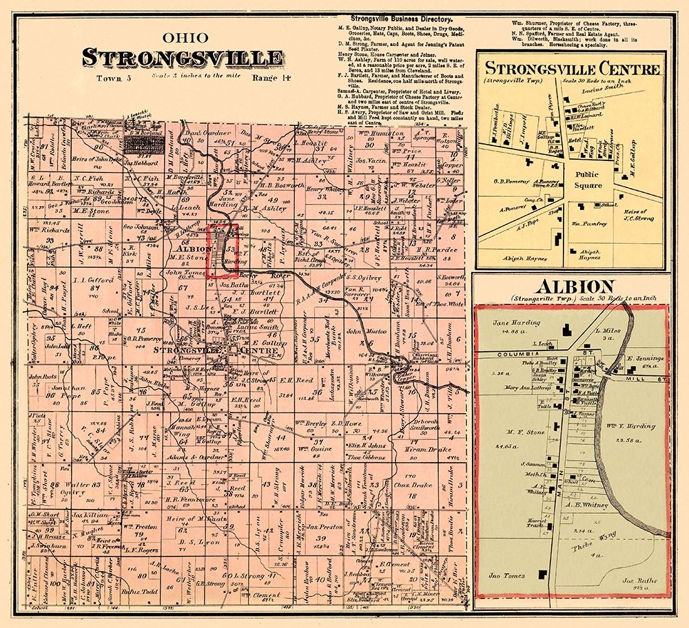 Strongsville Ohio Landowner - Titus 1876