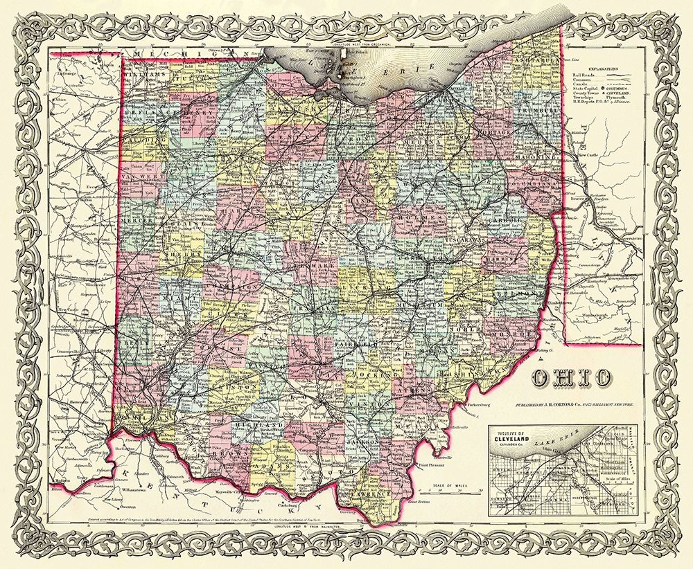Ohio - Colton 1855