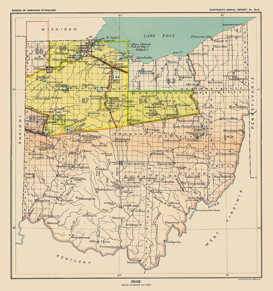 Ohio Indian Cessation - USGPO 1899