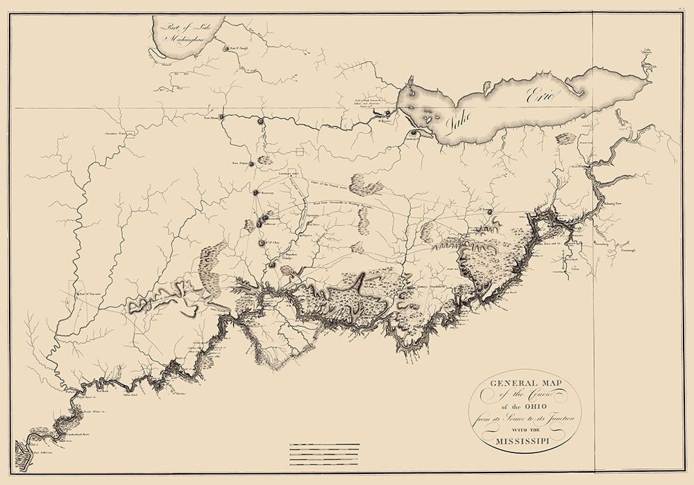 Ohio River - Collot 1796