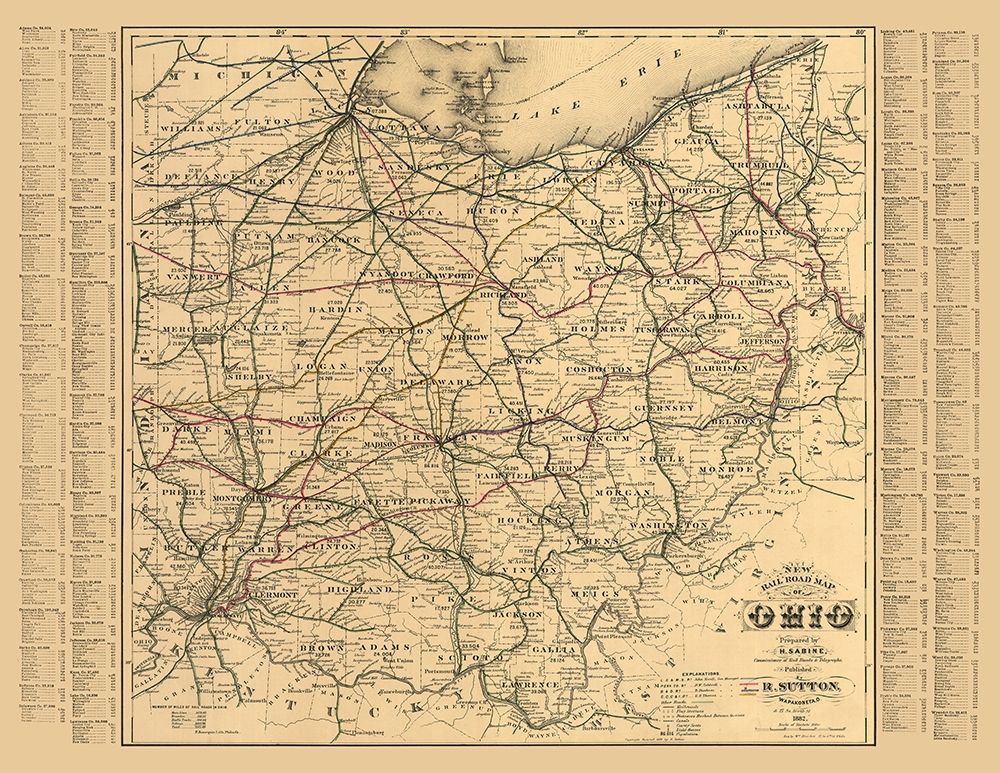 Ohio - Sabine 1882