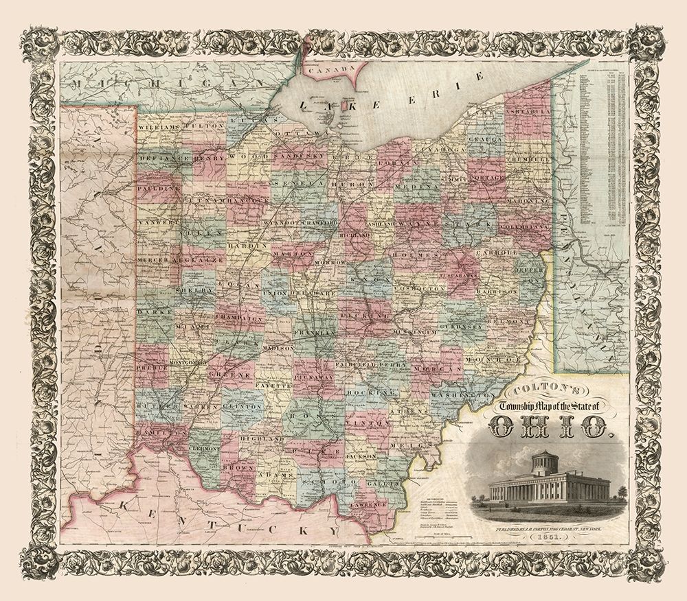 Ohio - Colton 1851