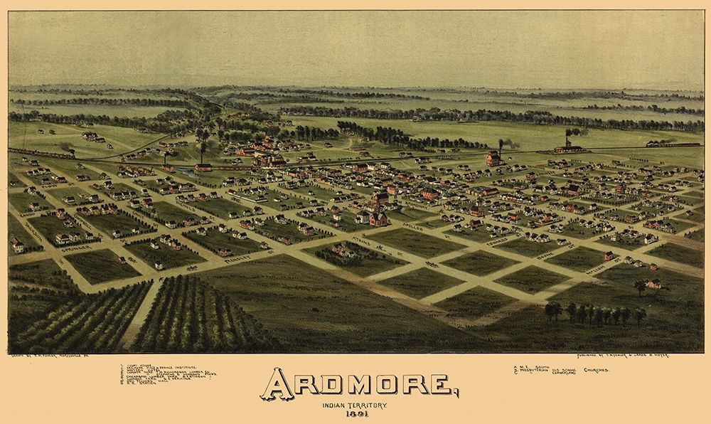 Ardmore Oklahoma - Fowler 1891