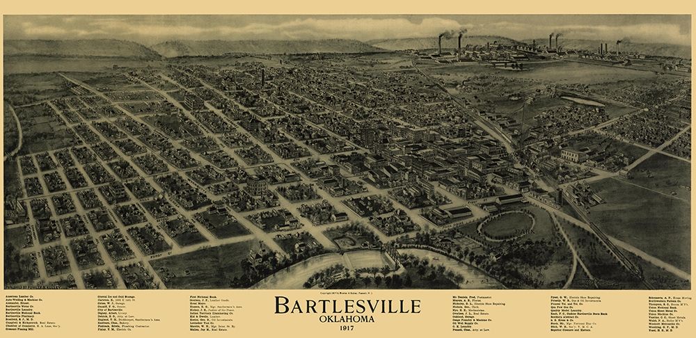 Bartlesville Oklahoma - Fowler 1917