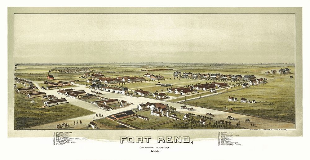 Fort Reno Oklahoma - Fowler 1891