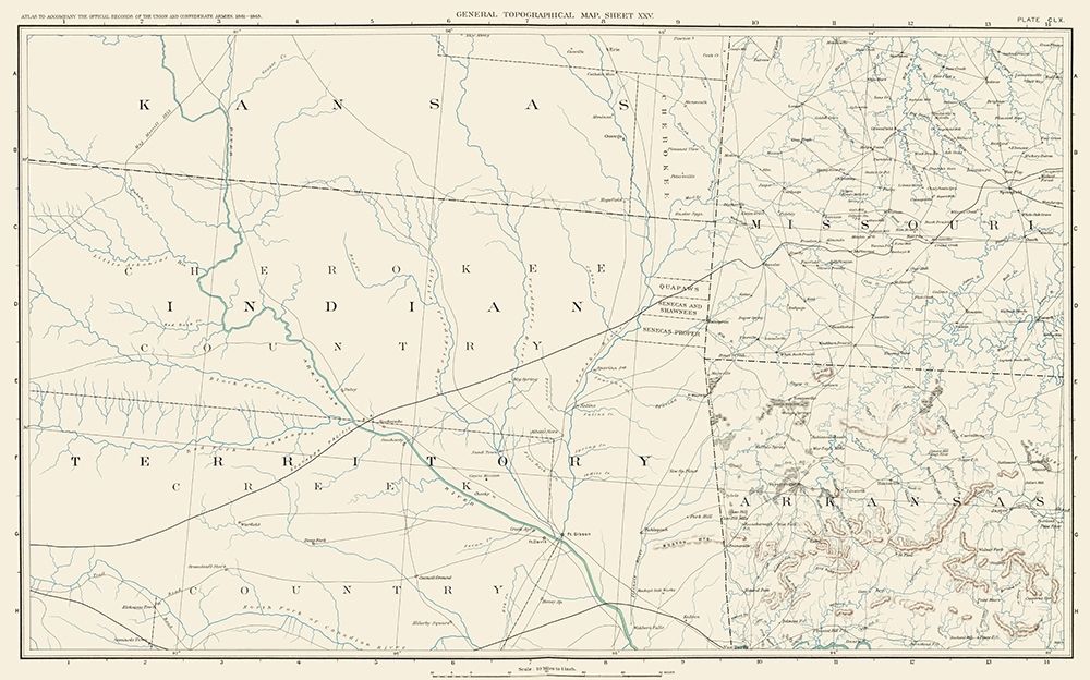 Oklahoma Indian Territory and Surrounding States