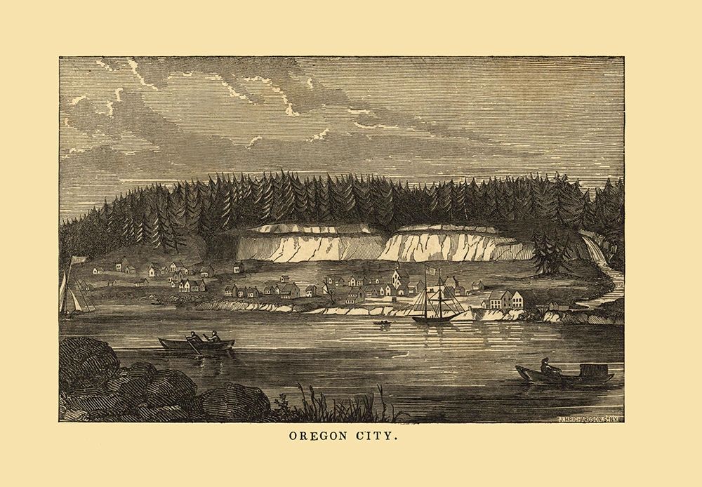Oregon City Oregon - Richardson 1850