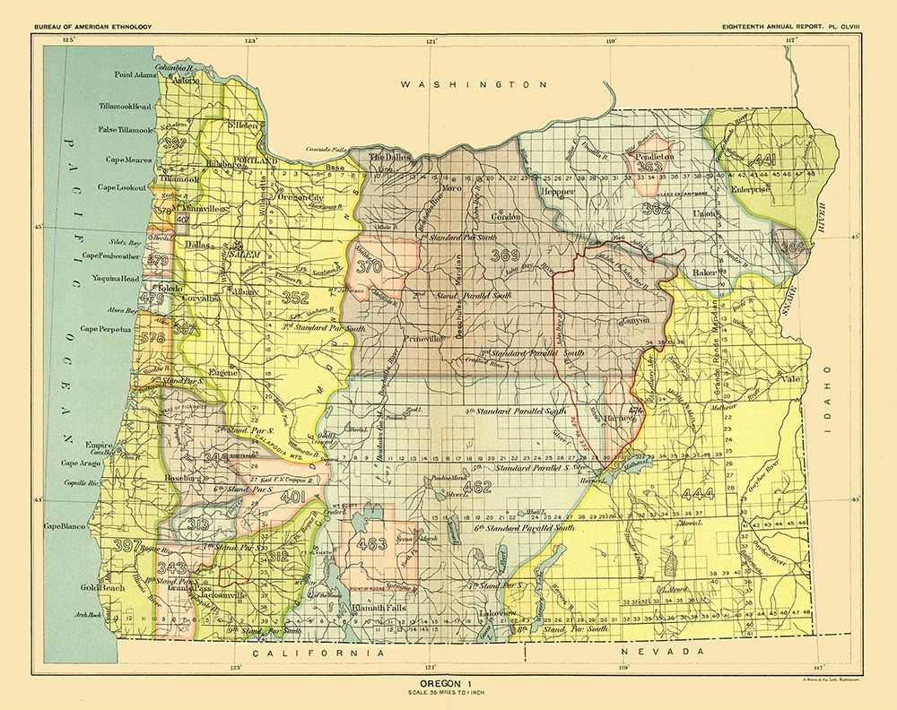 Oregon - Hoen 1896