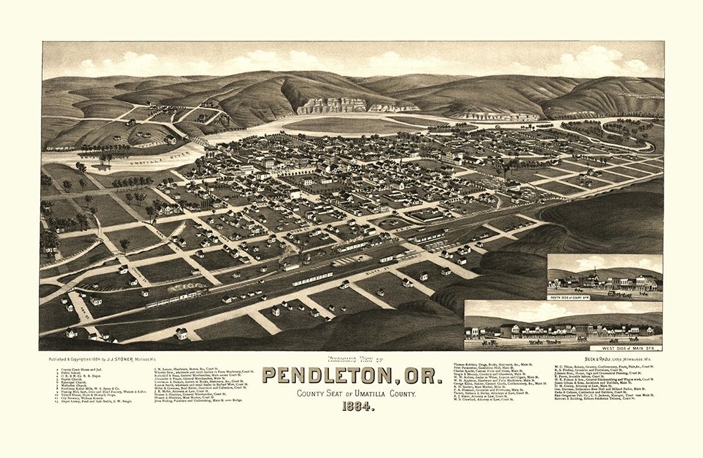 Pendleton Oregon - Stoner 1884