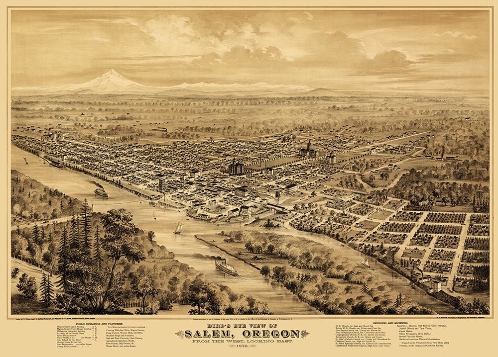 Salem Oregon - Smith 1876