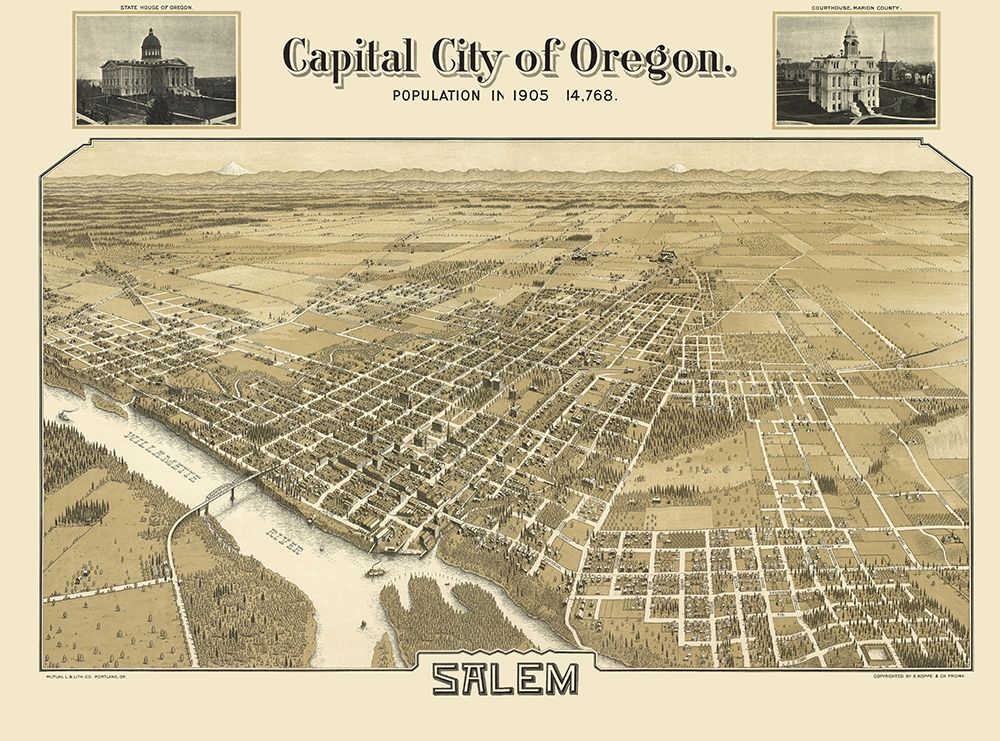 Salem Oregon - Koppe 1905