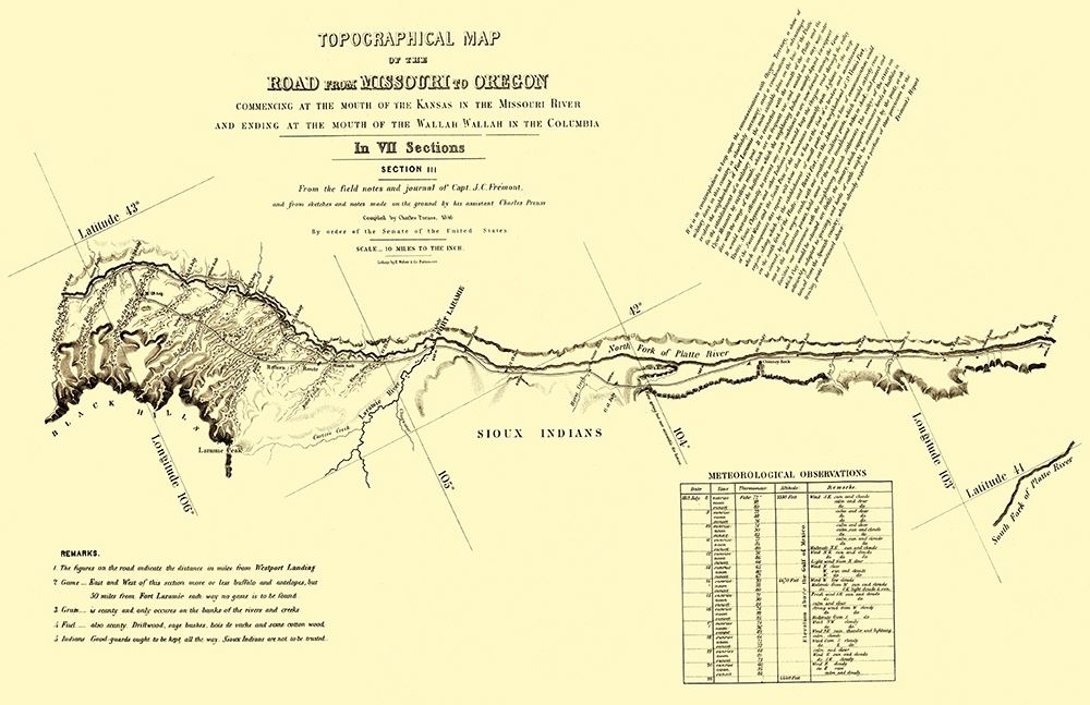 Oregon Trail Wyoming 3 of 7 - Fremont 1846