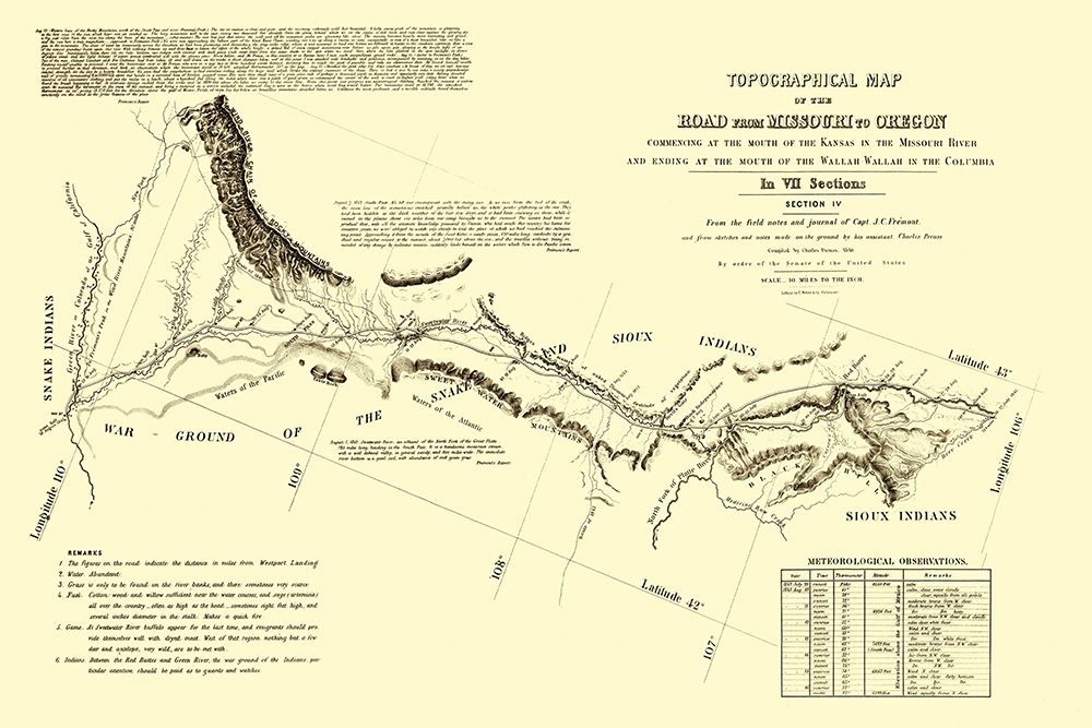 Oregon Trail Wyoming 4 of 7 - Fremont 1846