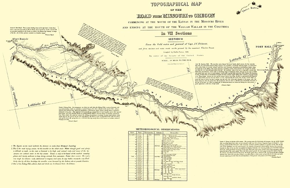 Oregon Trail Idaho 6 of 7 - Fremont 1846