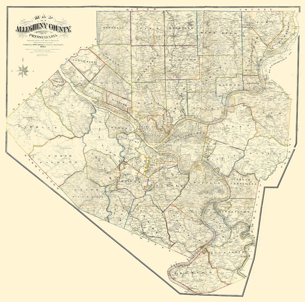 Alleghany County  Pennsylvania - Krebs 1883