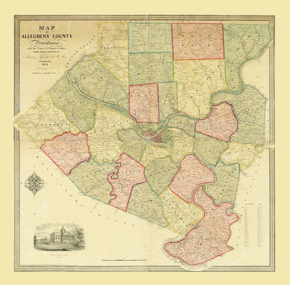 Alleghany County Pennsylvania - McRea 1851