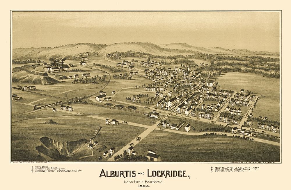 Alburtis Pennsylvania - Moyer 1893
