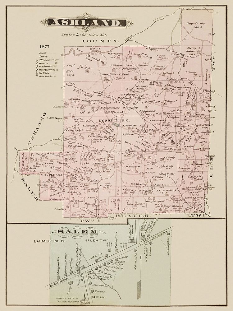 Ashland, Salem Pennsylvania Landowner
